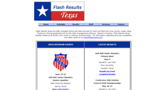 Desktop Screenshot of flashresultstexas.com
