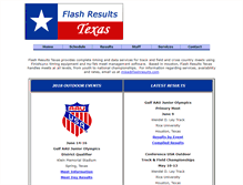Tablet Screenshot of flashresultstexas.com